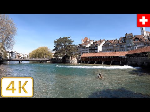 Thun, Switzerland | Spring 2021【4K】