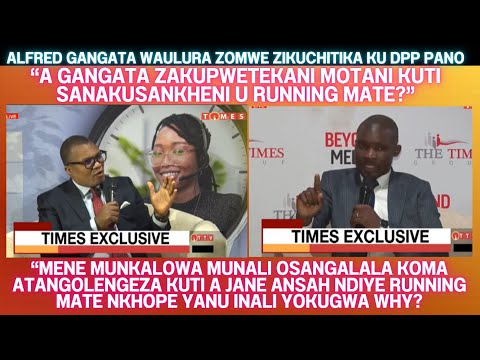 BRIAN BANDA INTERVIEW NDI ALFRED GANGATA AMENE ANTHU AMAONA NGATI AKHALA RUNNINGMATE WA MUTHARIKA