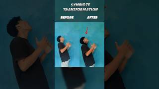 behind the scene symbiote tranformation #symbiote #venom #shorts