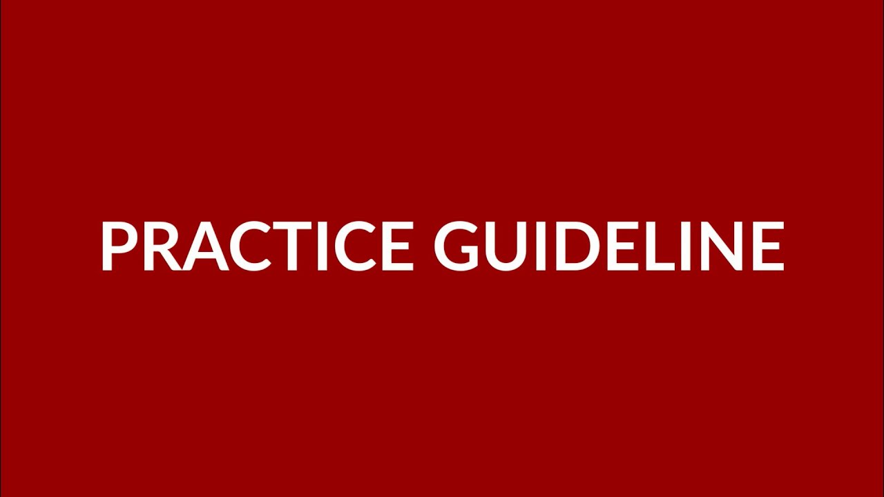 Managing Incentive-Based Payments Contracts – Practice Guideline