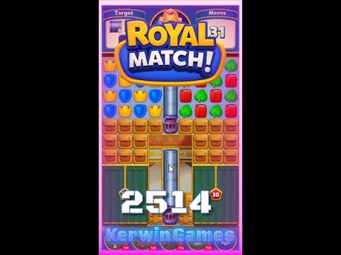 Royal Match Level 2514 - No Boosters Gameplay