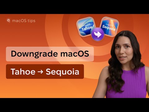 So führen Sie ein Downgrade von macOS Tahoe auf Sequoia durch