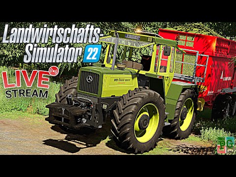 LS22 LIVE🔴: XXL MAISHÄCKSELN - Im MB TRAC auf der legendären DÜRRENROTH🚜│FS22 - Farming Simulator 22