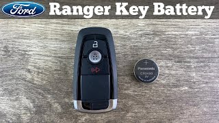 2019 - 2023 Ford Ranger Remote Key Fob Battery Change - How To Remove Replace Ranger Key Batteries