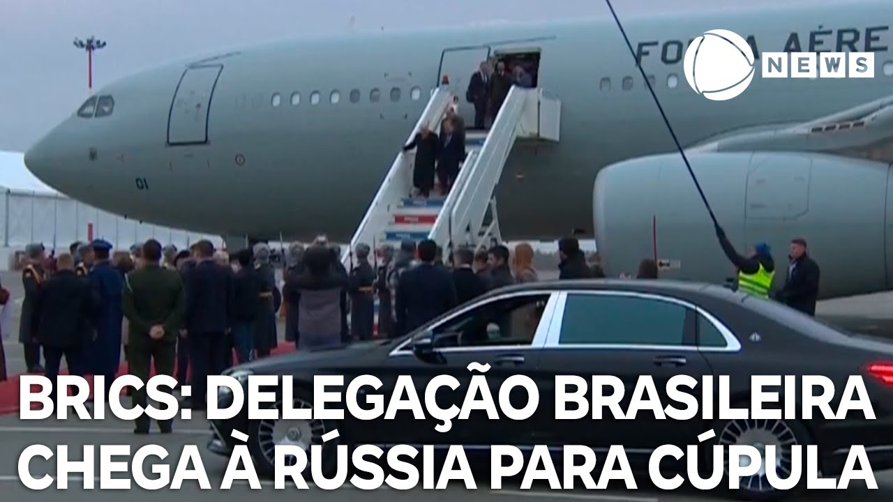 Delegação brasileira chega à Rússia para cúpula dos Brics