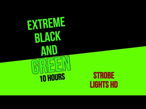 [10 HOURS] Extreme Fast Green Strobe Lights [SEIZURE WARNING]