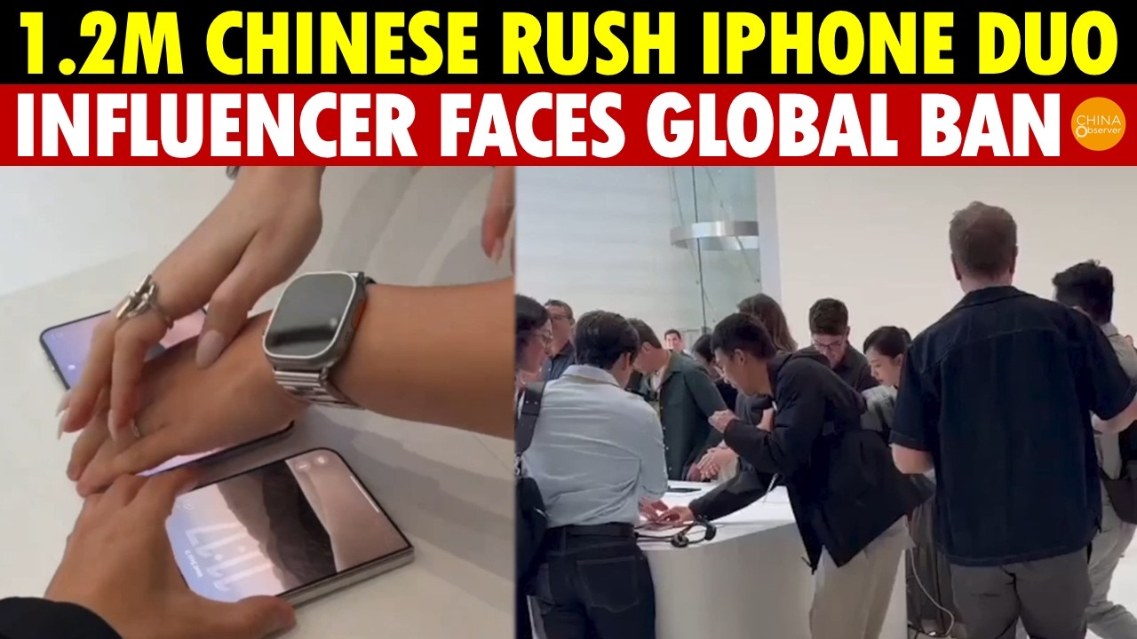 1.2M Chinese Rush iPhone Duo: Chinese Influencer Grabs Demo Phone, Faces Calls for a Global Ban