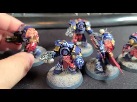 I finished some Horus Heresy Night Lords Cataphractii Terminators