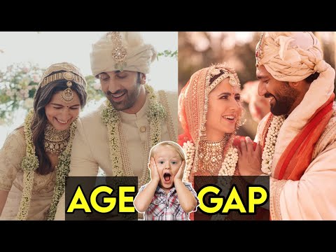 AGE GAP between bollywood celebrity couples | ALIA BHATT AND RANBIR KAPOOR | richa chadda