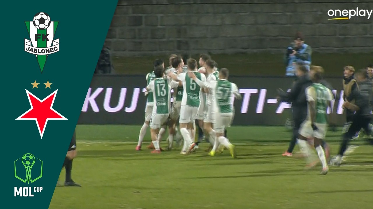 FK Jablonec vs SK Slavia Praha Highlights