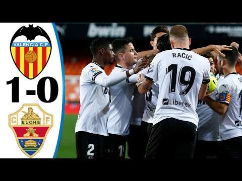 Valencia vs Elche 1-0 All Goals & Highlights 30/01/2021 HD