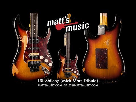 Matt's Music - LSL Instruments Saticoy Mick Mars Tribute Guitar - Joe Sprunt