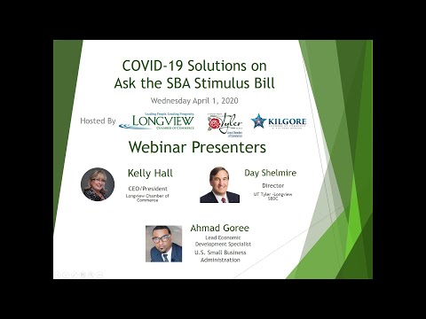 COVID-19 Solutions Ask the SBA Stimulus Bill Phase 3, April 1, 2020, 10-11 a.m.
