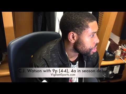 C.J. Watson with 9p, 4a in season debut