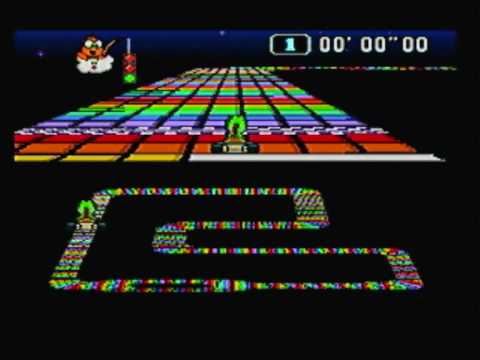 Super Mario Kart (PAL) Time Trial : Rainbow Road - 18"68 non-NBT - Opener World Record with Yoshi