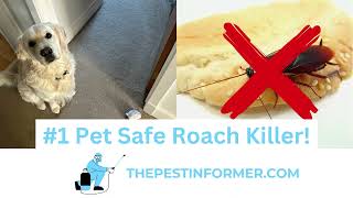 #1 Best Pet Safe Roach Killer! | Cockroach Treatment Safe For Dogs, Cats, and Other Pets!