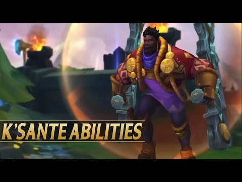 K'SANTE ABILITIES Gameplay Explained - New Champion - League of Legends