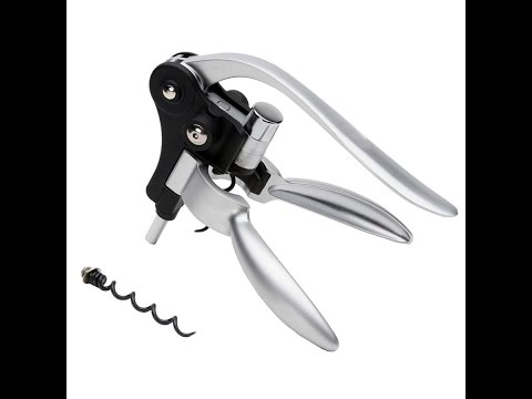 how use a PULL LEVER CORKSCREW sacacorchos