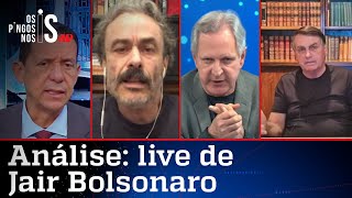 Comentaristas analisam a live de Jair Bolsonaro de 03/06/21