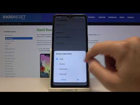 LG K50S and Personalization Settings - Change Home Screen Animation