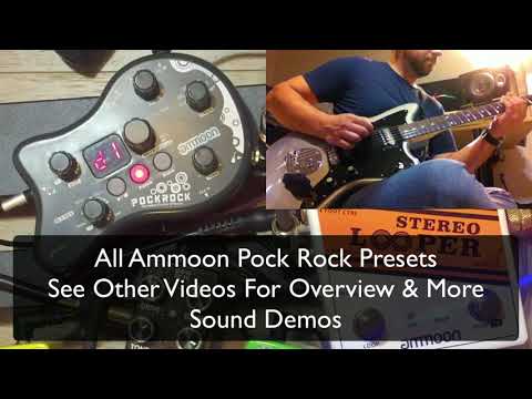 All Presets in Ammoon PockRock Mini Guitar Amp & Effects