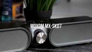 Колонка Bluetooth MOXOM MX-SK07 (USB/AUX/TF Card) черный