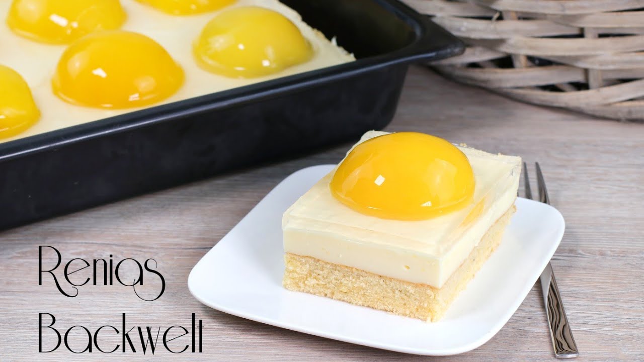 Spiegeleikuchen nach Uromas Rezept - Einfache Rezepte