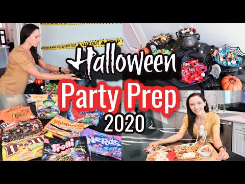 Halloween Party Prep 2020 // Easy and Simple Party Prep // Halloween Party   #halloween2020 #party