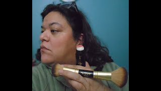 Laura Gellar Serum tint blush and Dual ended bronzer + blush brush review