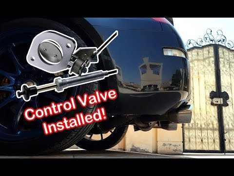 Exhaust Control Valve for my 350z After Market exhaust system Vlog
