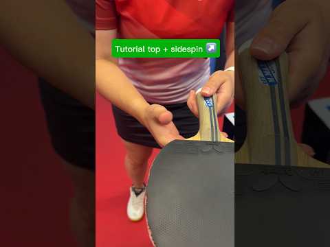 How to take pendulum serve with top and sidespin? #pingpong #tabletennis #serve