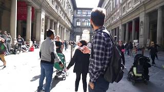 El influencer Marko Morciano en Florencia con MyWoWo Travel App subtitulado Español