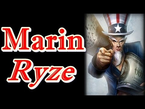 LOL Pro - SKT T1 Marin Ryze vs Rumble - Korea SoloQ