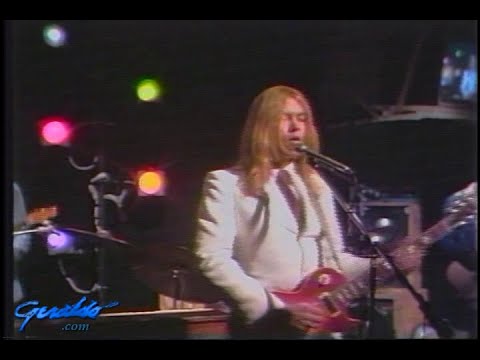 1975.  Two songs by Gregg Allman live on the set of Good Night America