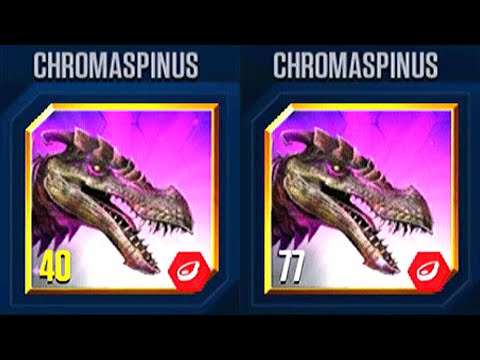 CHROMASPINUS VS CHROMASPINUS, JURASSIC TOUR: I. REX Vs I. REX GEN 2 | JURASSIC WORLD THE GAME