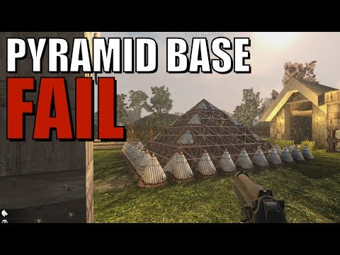 7 Days To Die - Pyramid Base FAIL Video