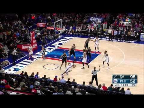 Robert Covington vs San Antonio Spurs 07.12.2015 (13Pts)