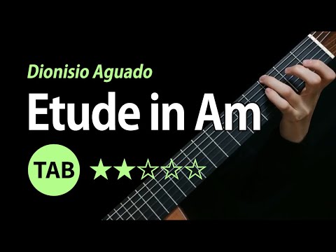 (Aguado) Etude in Am - Tab & Lesson