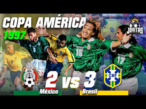 La FÚRICA REMONTADA de BRASIL contra MÉXICO en COPA AMÉRICA 1997 | Otros dos del 'MATADOR'