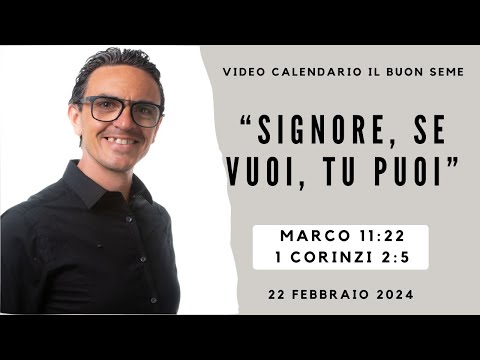 22 FEBBRAIO 2024 Calendario cristiano IL BUON SEME