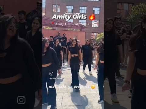 AMITY GIRLS DANCE ON baby see hu mai south delhi ki || #dance #performance #amityuniversitynoida