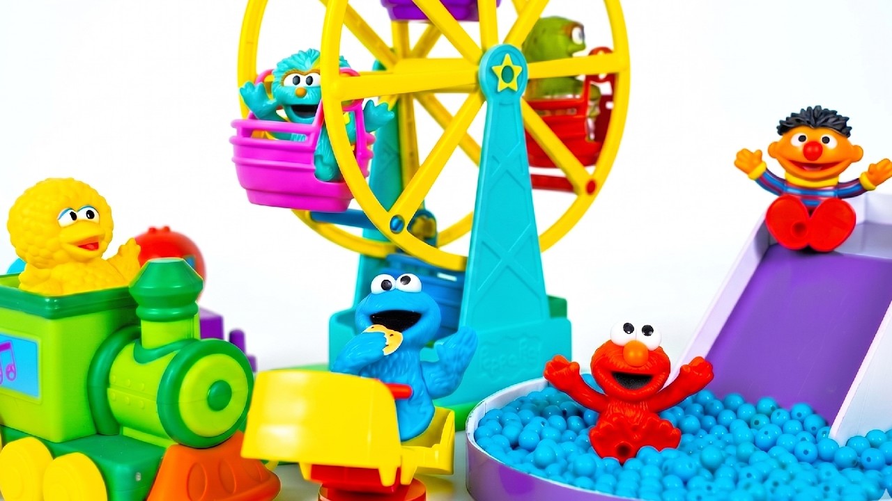Sesame Street Playground | Learning and Fun with Elmo & Friends Toys | Educational Videos for Kids