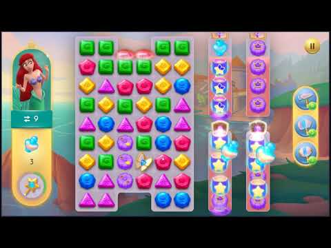 Disney Princess Majestic Quest Level 197 - NO BOOSTERS + FULL STORY 👸 | SKILLGAMING ✔️