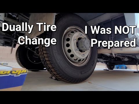 Dually Tire Change for Sprinter Van | Winnebago View Navion (Part 1)