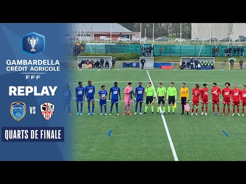 Quarts I ESTAC Troyes-AC Ajaccio U18 en replay  I Coupe Gambardella-Crédit Agricole 2021-2022
