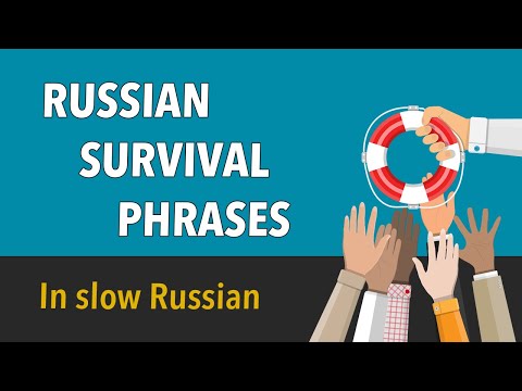 100 most common survival phrases in Russian