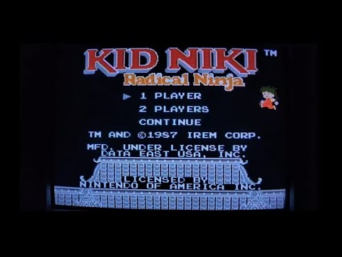 Kid Nikki Radical Ninja for NES Definitive Guide Playthrough with Commentary No Continues