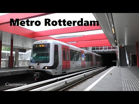 RET Metro Spijkenisse - Kralingse Zoom Rotterdam Lijn C in 2024