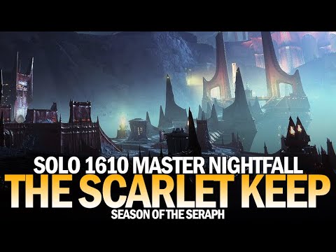 Solo 1610 Master Nightfall The Scarlet Keep (Warlock) [Destiny 2]