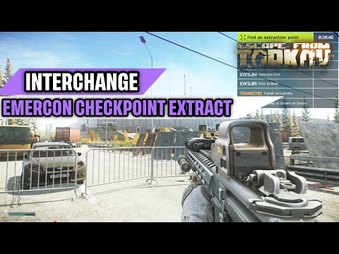 Interchange - Emercon Checkpoint Extract With Map Escape From Tarkov Quick Guide